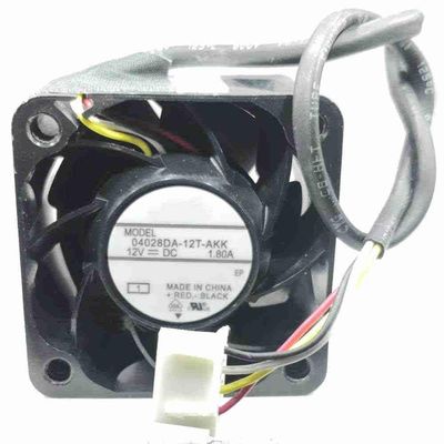 04028DA-12T-AKK DC12V 1.8A 40x40x28mm 4-Wire Cooling Fan