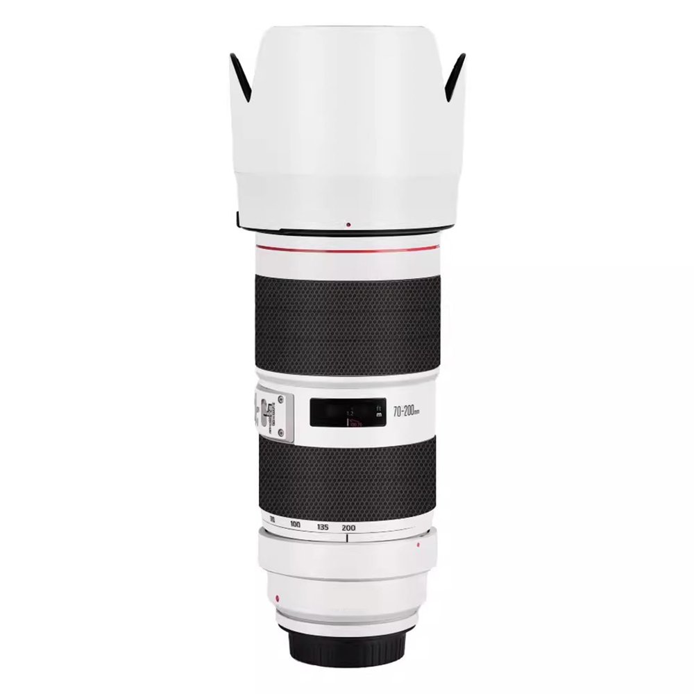 Camera Lens Protector Coat Protective Film Body Vinly Wrap Skin Premium Sticker for Canon EF 70-200mm F2.8 II Photography Decal 70-200 2.8(Matte White)