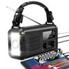Emergency Hand Crank Radio, NOAA Weather Radio, 20000mAh Rechargeable Solar AM/FM Radio, Portable USB-C Fast Charger, Flashlight, Reading Lamp SOS Alarm for Hurricane Storm Camping Hiking (Black) view 1