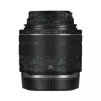 35 1.8 Camera Lens Skin Coat Wrap Protective Film Body Decal Anti-Scratch Sticker Accessories for Canon RF 35mm F1.8 Macro is STM(Mamba Green)