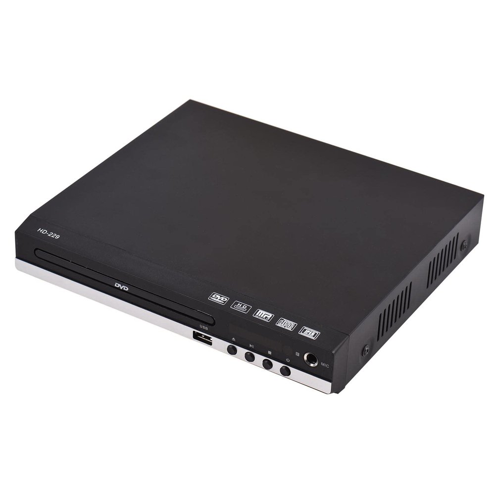 ACAGALA HD-229 Home DVD Player DVD Disc Player Digital Multimedia Player U Disk Playback HD AV Output with Remote Control