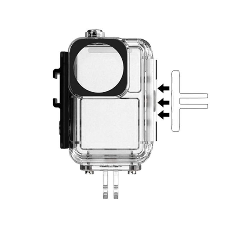 BGNing Underwater 45M Waterproof Case Diving & Swimming Protective Housing Shell Compatible with Action 3 4 5 Sports Camera Accessories