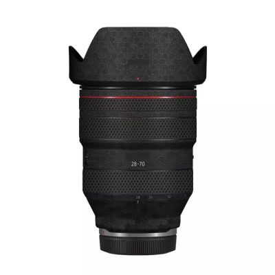 Anti-Scratch Camera Lens Sticker for Canon RF 28-70mm F2 L USM Coat Vinyl Wrap Protective Film Body Protector Skin 28-70 2(Honeycomb Black)