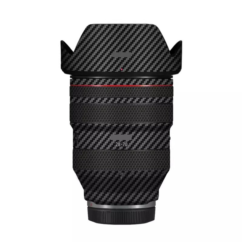 Anti-Scratch Camera Lens Sticker for Canon RF 28-70mm F2 L USM Coat Vinyl Wrap Protective Film Body Protector Skin 28-70 2(Carbon Fiber Black)