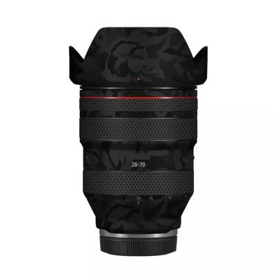 Anti-Scratch Camera Lens Sticker for Canon RF 28-70mm F2 L USM Coat Vinyl Wrap Protective Film Body Protector Skin 28-70 2(Shadow Camo Black)