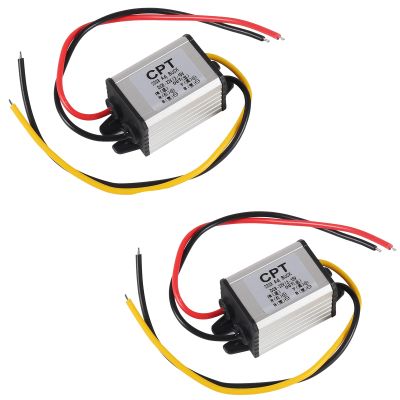 2PCS DC 8-22V to 3-15V 3A Converter Car Power Voltage Regulator DC 8-22V Step Down to 3-15V Step Down Converter Adjustable Buck Converter for Auto Car Truck