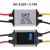2PCS DC 8-22V to 3-15V 3A Converter Car Power Voltage Regulator DC 8-22V Step Down to 3-15V Step Down Converter Adjustable Buck Converter for Auto Car Truck view 2