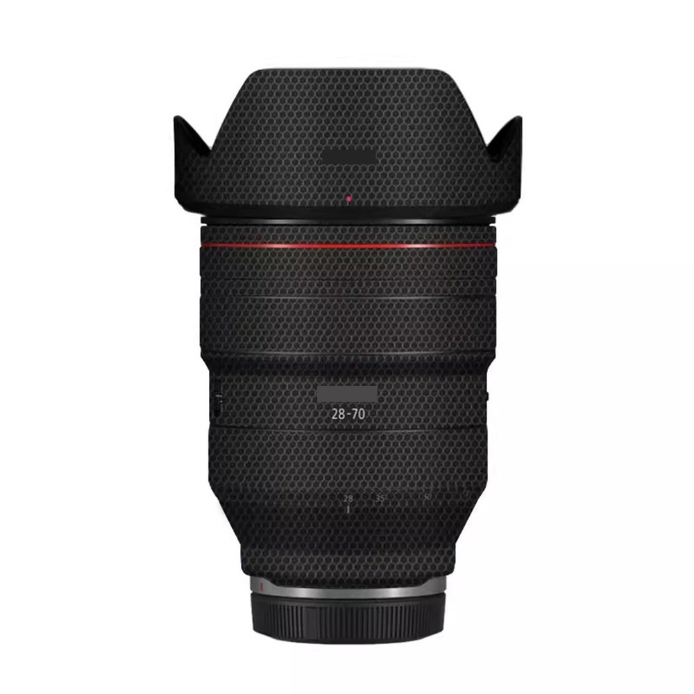 Anti-Scratch Camera Lens Sticker for Canon RF 28-70mm F2 L USM Coat Vinyl Wrap Protective Film Body Protector Skin 28-70 2(Matrix Black)