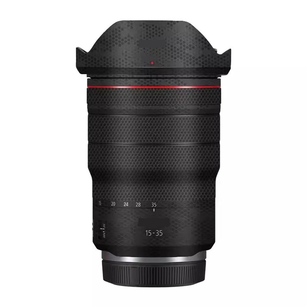 Anti-Scratch Camera Lens Sticker Coat Wrap Protective Film Body Protector Skin Cover Decals Cost for Canon RF 15-35mm F2.8 L is USM 15-35 2.8(Mamba Black)
