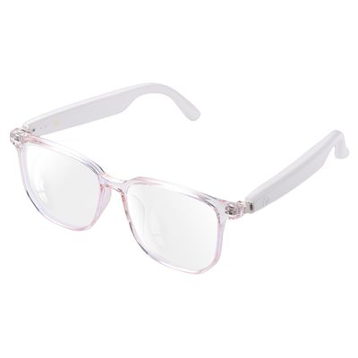 Tulbeys Smart Glasses for Women, Blue Light Filtering LensesBluetooth 5.3, Audio & Mic, Intelligent Touch,Open-Ear Clear Sound, Remote Photography, Ultralight Comfortable Design for Working.
