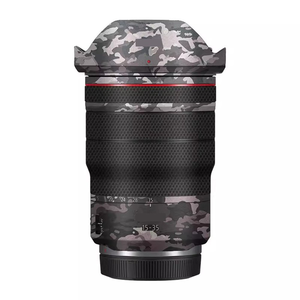 Anti-Scratch Camera Lens Sticker Coat Wrap Protective Film Body Protector Skin Cover Decals Cost for Canon RF 15-35mm F2.8 L is USM 15-35 2.8(Field Camouflage)