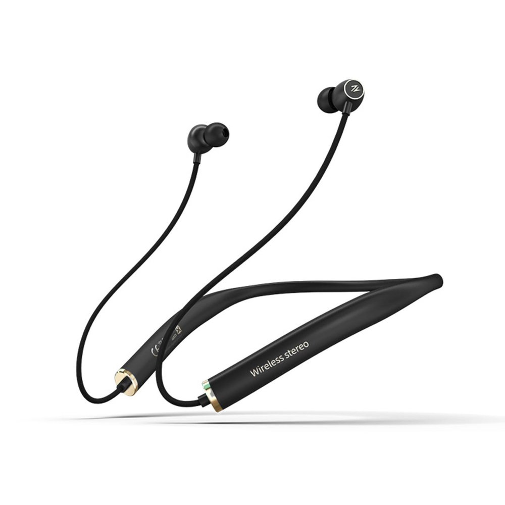 JNXIKOU Neckband Bluetooth Headphones Neckband Earphone Earbuds with Mic Wireless Ear Buds 5.3 CVC 8.0, IPX6 Waterproof Sport Earphones for Running Driving Working Compatible, Black