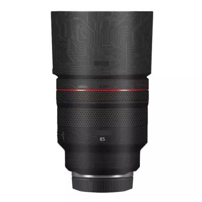 85 1.2 Camera Lens Premium Protector Film Sticker Skin Vinyl Wrap Film Body Protective Decal Protector Coat for Canon RF 85mm F1.2 L USM(Circuit Black)