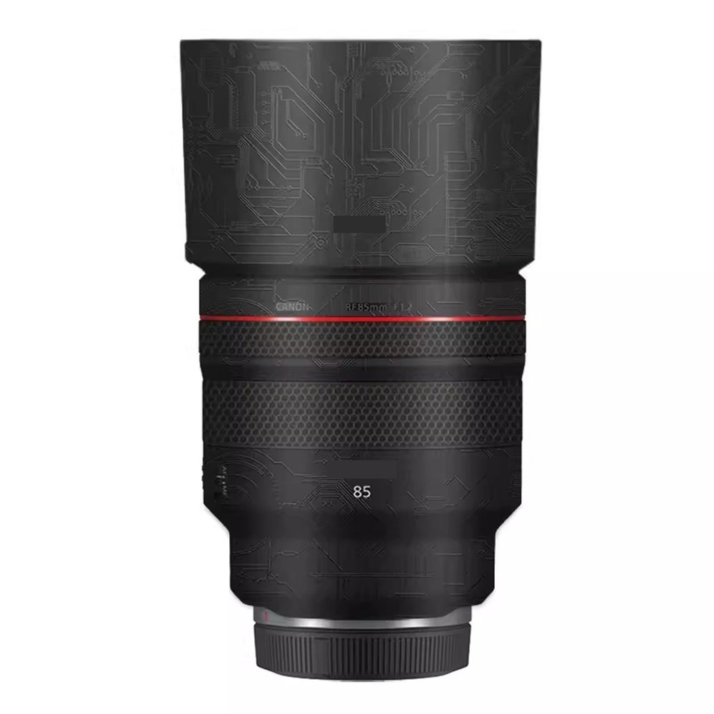 85 1.2 Camera Lens Premium Protector Film Sticker Skin Vinyl Wrap Film Body Protective Decal Protector Coat for Canon RF 85mm F1.2 L USM(Circuit Black)
