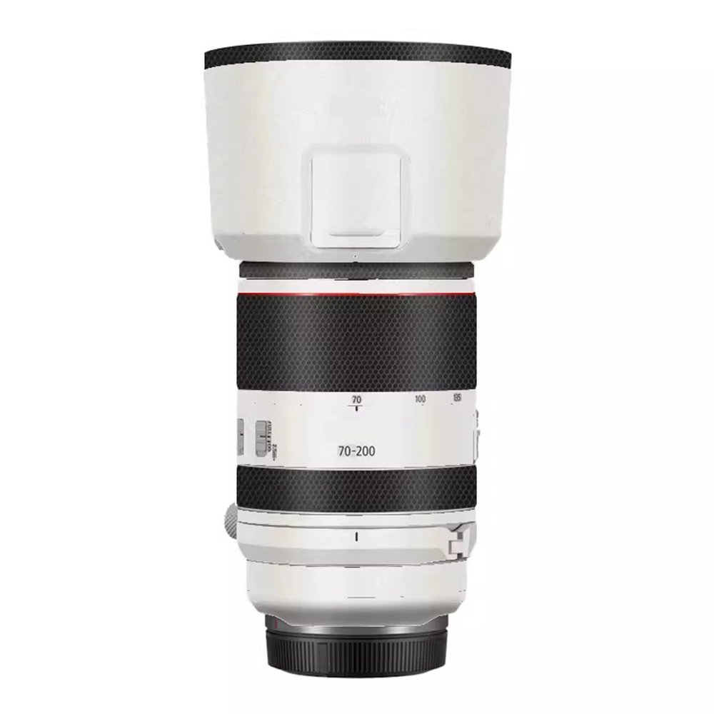 for Canon RF 70-200mm F2.8 L is USM Vinyl Wrap Decal Skin Film Anti-Scratch Camera Lens Body Protective Sticker Protector Coat 70-200 2.8(Multicolor White)