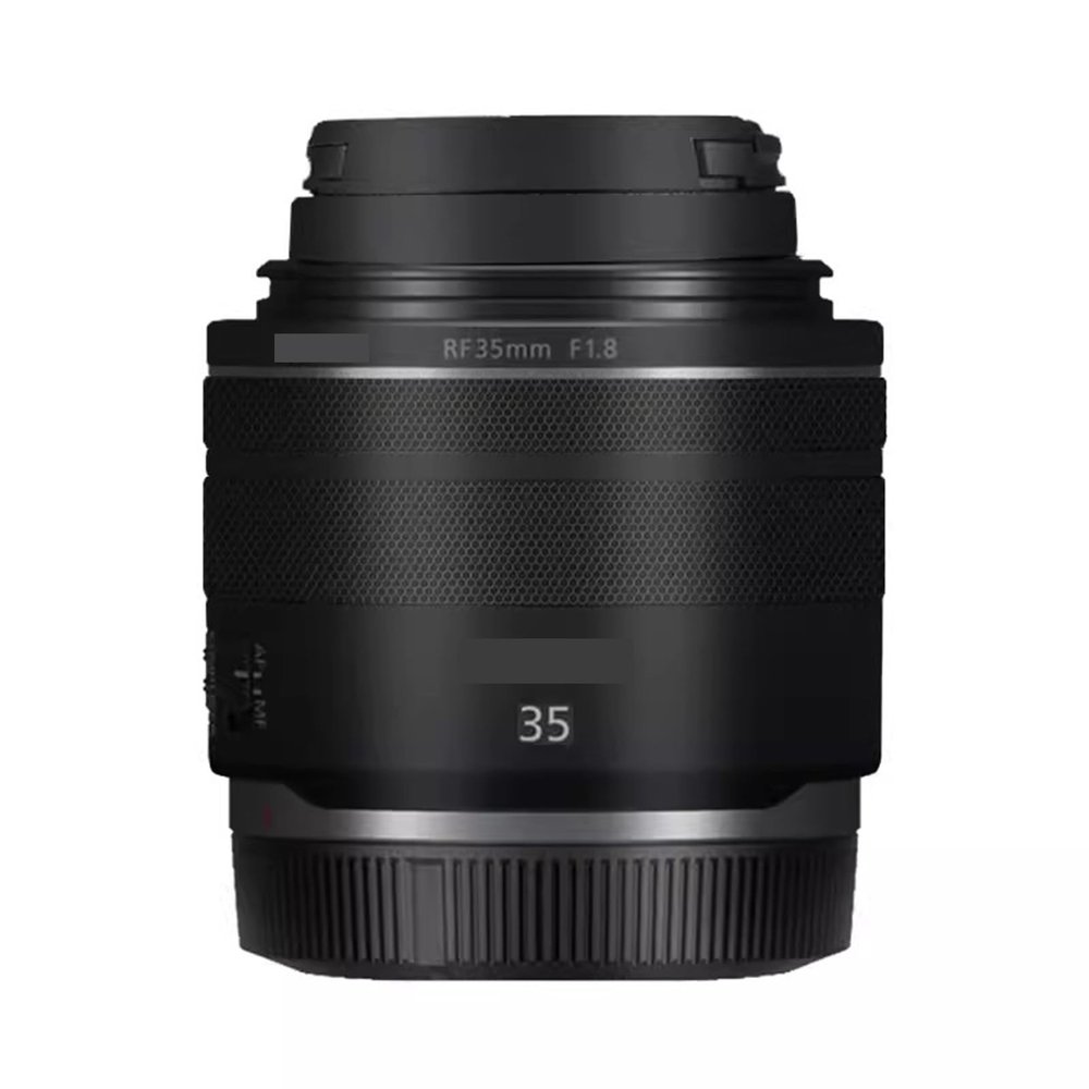 35 1.8 Camera Lens Skin Coat Wrap Protective Film Body Decal Anti-Scratch Sticker Accessories for Canon RF 35mm F1.8 Macro is STM(Matte Black)