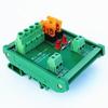 DIN Rail Mount 2 Position Fuse Power Distribution Module Board, for AC/DC 5-32V view 2