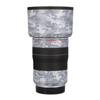 Camera Lens Body Sticker for Canon RF 70-200mm F4 L is USM Vinyl Wrap Film Skin Anti-Scratch Decorative Decal Protector Coat 70-200 4(Mamba Grey White)