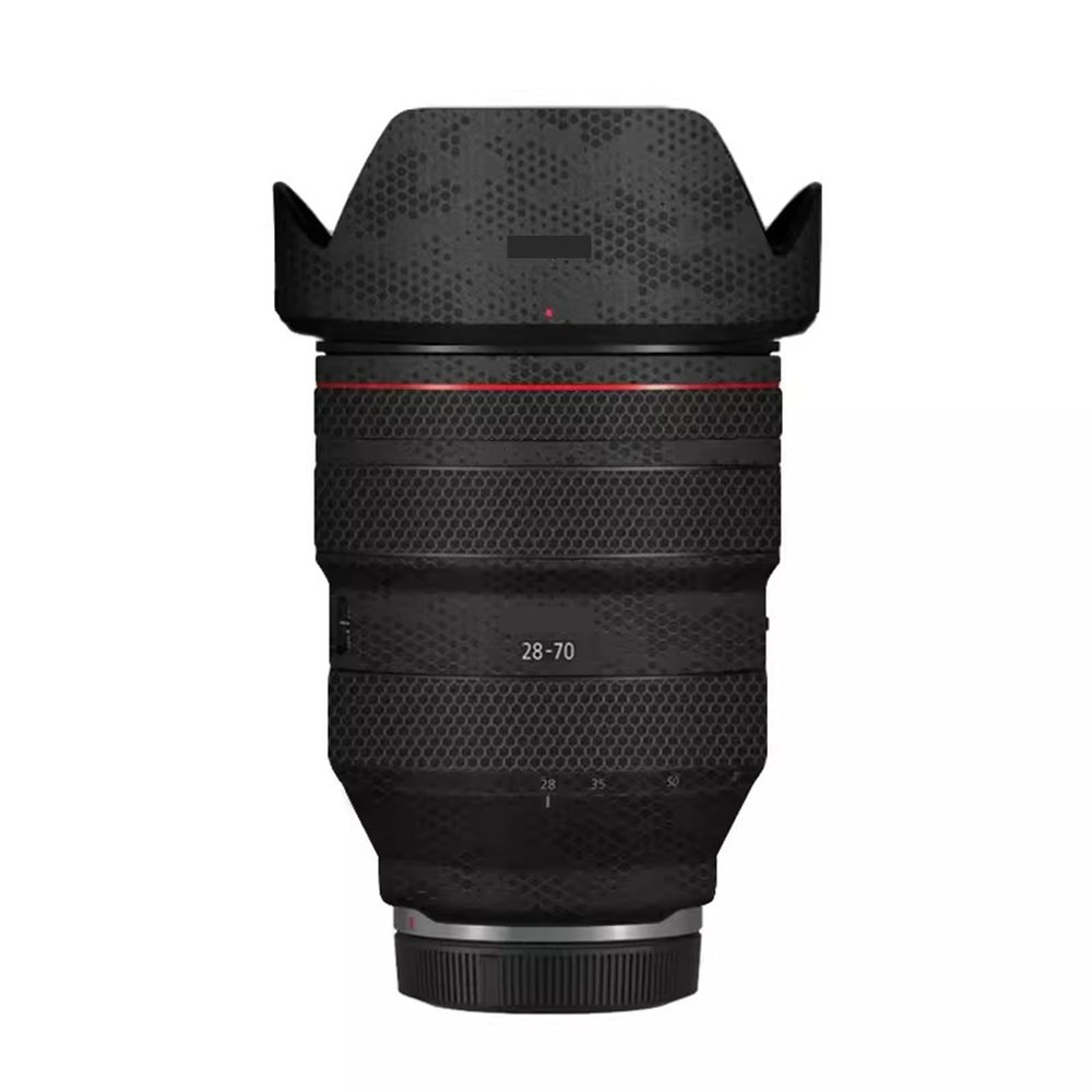 Anti-Scratch Camera Lens Sticker for Canon RF 28-70mm F2 L USM Coat Vinyl Wrap Protective Film Body Protector Skin 28-70 2(Mamba Black)