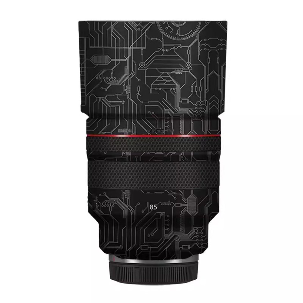 85 1.2 Camera Lens Premium Protector Film Sticker Skin Vinyl Wrap Film Body Protective Decal Protector Coat for Canon RF 85mm F1.2 L USM(Circuit Titanium)