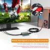 192kHz DAC Audio Converter Digital to Analog Audio Converter, 7ft/2.1m Optical Audio to 3.5mm RCA AUX Cable, Optical to RCA Adapter with Dual 3.5 mm Jacks for PS3 PS4 HDTV Blue Ray DVD Sky view 4