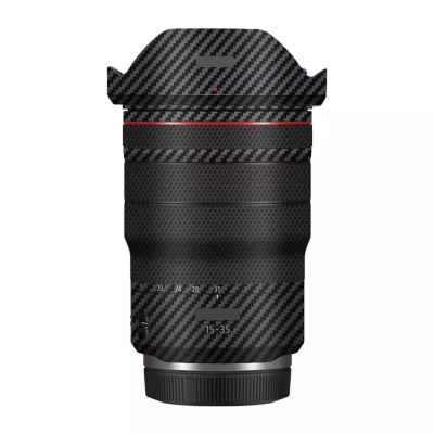 Anti-Scratch Camera Lens Sticker Coat Wrap Protective Film Body Protector Skin Cover Decals Cost for Canon RF 15-35mm F2.8 L is USM 15-35 2.8(Carbon Fiber Black)