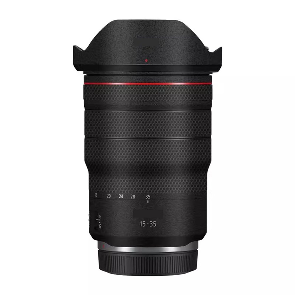 Anti-Scratch Camera Lens Sticker Coat Wrap Protective Film Body Protector Skin Cover Decals Cost for Canon RF 15-35mm F2.8 L is USM 15-35 2.8(Frosted Black)