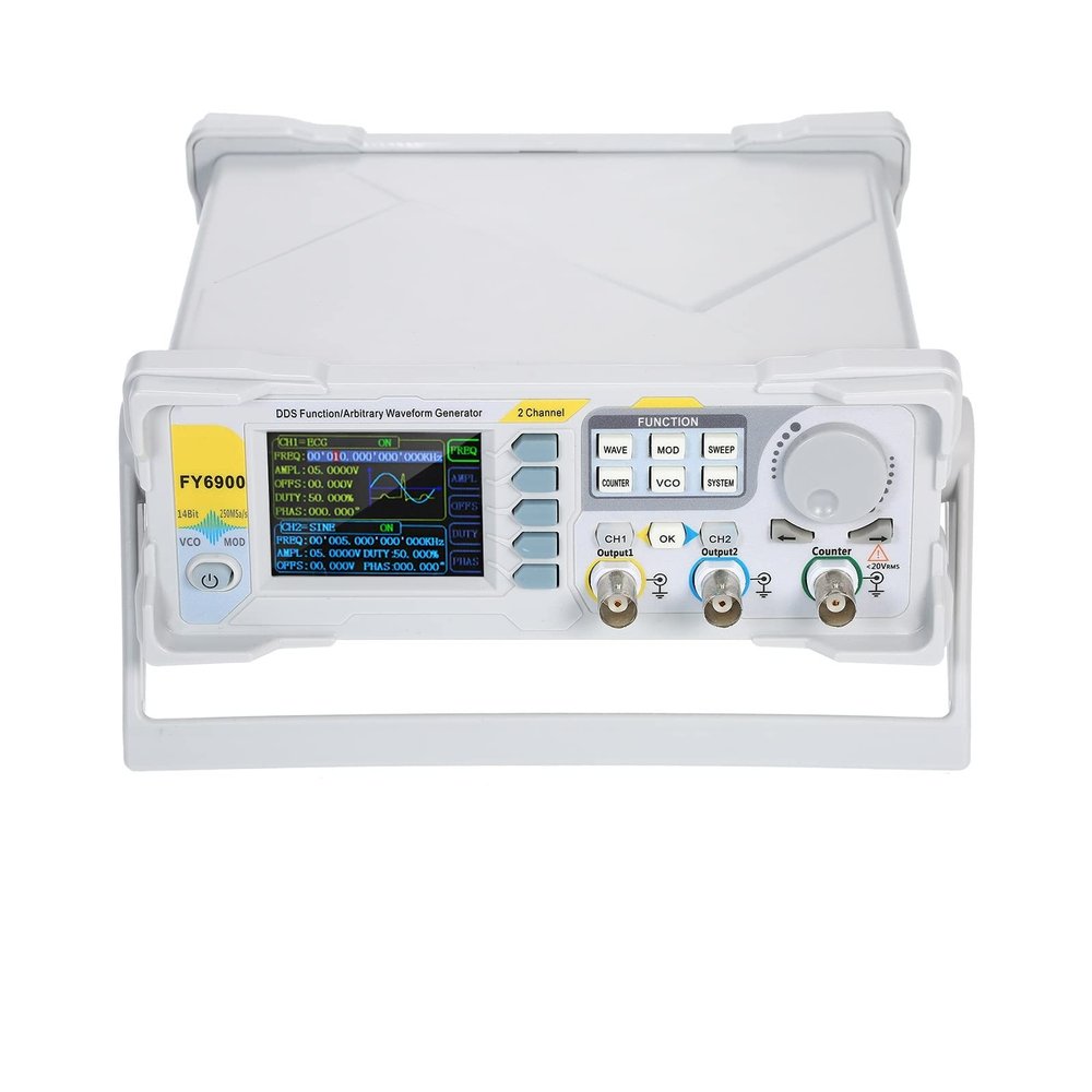 KYKYK Satellite Finder Satellite Signal Meter 20/60/100MHz Module Digital DDS Signal Generator Waveform Generator Pulse Signal Source 300MSa/s Frequency Meter(6900 100MHz)