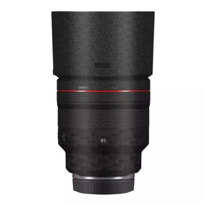 85 1.2 Camera Lens Premium Protector Film Sticker Skin Vinyl Wrap Film Body Protective Decal Protector Coat for Canon RF 85mm F1.2 L USM(Honeycomb Black)
