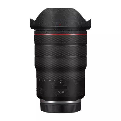 Anti-Scratch Camera Lens Sticker Coat Wrap Protective Film Body Protector Skin Cover Decals Cost for Canon RF 15-35mm F2.8 L is USM 15-35 2.8(Triangle Black)