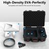 Starlink Mini Case, Waterproof Hard case Fits Star Link Mini Dish, Portable Shoulder Dual Carry Options with Precision Cut Foam for Starlink Accessories,Ideal for Travel and Camping view 3