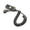 1/4" Screw D-tap 1-Port to 4-Port Hub Splitter Cable for Camera Video Transmitter Elastic Spring Coiled Power Cord Line view 4