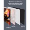 100/120 Inch Portable Projector Screen, Wrinkle-Free and 3-Legged Frame Movie Screen, for Indoor Outdoor Backyard Movie Night(120in) view 3