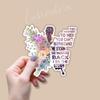 (3pcs) She Whispered Back I Am The Storm Sticker Funny Sayings Motivational Quotes Inspirational Message Vinyl Decal for Tumbler Laptop Kindle Water Bottles Books Phone - Size 3x3 view 2