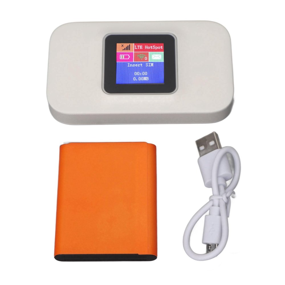 4G WiFis Router, Pocket 4G WiFis 300Mbps Plug and Play Micro Card Slot, USB Portable WiFis for Europe Home Business
