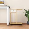 Computer Stand Pc Stand Home Computer Tower Stand Office CPU Stand Bedroom PC Stand with Lockable Wheels for Office Home Computer Tower Stand Printer Stand(White) view 3