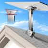 MUSVOH Fit for Starlink Gen 3 Roof Mount ,304 Stainless Steel 360 Rotatable Adjustment Pole/Wall Mounting Kit Suitable for Starlink Gen3 & V3 Standard Dish,fit for Starlink Gen 3 Pipe Adapter view 1