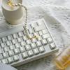 daixiahu Moonlight White Dazzling Theme Keycaps, 150 Keys Sublimation Keycap Set, Cherry Profile Custom Keycaps for Cherry Gateron MX Switch Mechanical Keyboard PBT Material + Special Coating view 4