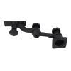 11.4 Inch Curved Arm Plotter Swing Arm Mount, Marine Grade Aluminum Bracket with 6.25x2in Panel for Lowrance, Humminbird, Raymarine, Eagle view 1