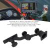11.4 Inch Curved Arm Plotter Swing Arm Mount, Marine Grade Aluminum Bracket with 6.25x2in Panel for Lowrance, Humminbird, Raymarine, Eagle view 2