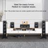 WLYPE Ferrofluid Rhythm Lamp, Dancing Music Rhythm Light, Stereo Sound Extra Bass Rhythm Magnetics Fluid Acoustics, Music visualization, 360 Surround Sound Home Theater Audio Music Pickup(Grey) view 3