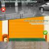 Abizarch 4Pcs Sand Bags Thickened Long Canvas Sandbags Sturdy Flood Water Barrier Sand Bags Reusable Flood Prevention Sandbags for Flooding Home Garage Door Flood Control(15cm*1.8m,green) view 2