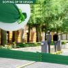 Abizarch 4Pcs Sand Bags Thickened Long Canvas Sandbags Sturdy Flood Water Barrier Sand Bags Reusable Flood Prevention Sandbags for Flooding Home Garage Door Flood Control(15cm*1.8m,green) view 3
