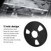3 Hole Empty Tape Reel, Aluminum Alloy Takeup Reel, 10.5 Inch Empty Takeup Reel, Suitable for Reel To Reel Tape Players (Black) view 2