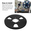 3 Hole Empty Tape Reel, Aluminum Alloy Takeup Reel, 10.5 Inch Empty Takeup Reel, Suitable for Reel To Reel Tape Players (Black) view 4