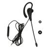 Brrnoo Single Ear Headset with Mic, One Ear Headset with Mic Headset with Microphone Headset with Microphone Monaural Corded USB Headsets for PC, OnEar Computer Laptop Headphones with view 4