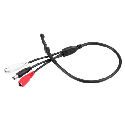 Brrnoo Tiny Microphone, Mini Mics Mini Audio Pickup Microphone Mic High Sensitive Microphone for Security Camera DVR Sound