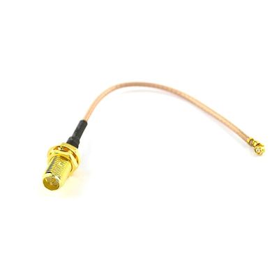 10cm RG178 Cable Straight Reversed Polarity SMA Female (Male Pin) to UFL/u.FL/IPX Connector Pigtail Cable