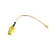 10cm RG178 Cable Straight Reversed Polarity SMA Female (Male Pin) to UFL/u.FL/IPX Connector Pigtail Cable view 1