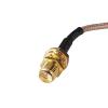 10cm RG178 Cable Straight Reversed Polarity SMA Female (Male Pin) to UFL/u.FL/IPX Connector Pigtail Cable view 3